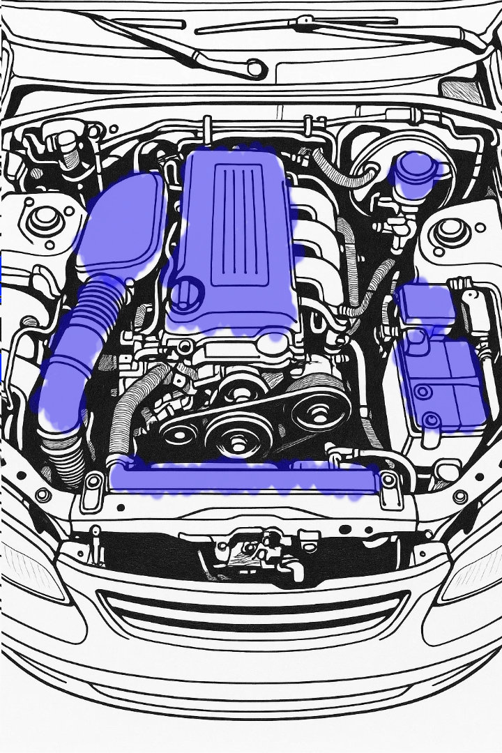 Engine bay condition