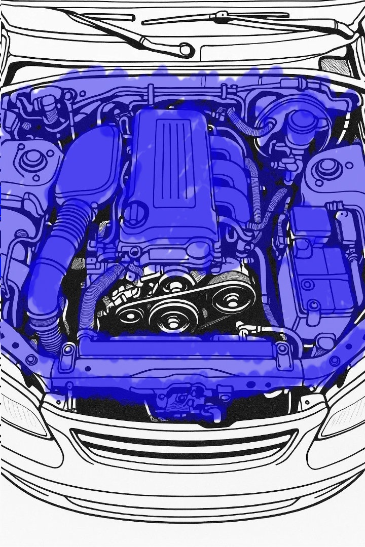 Engine bay condition